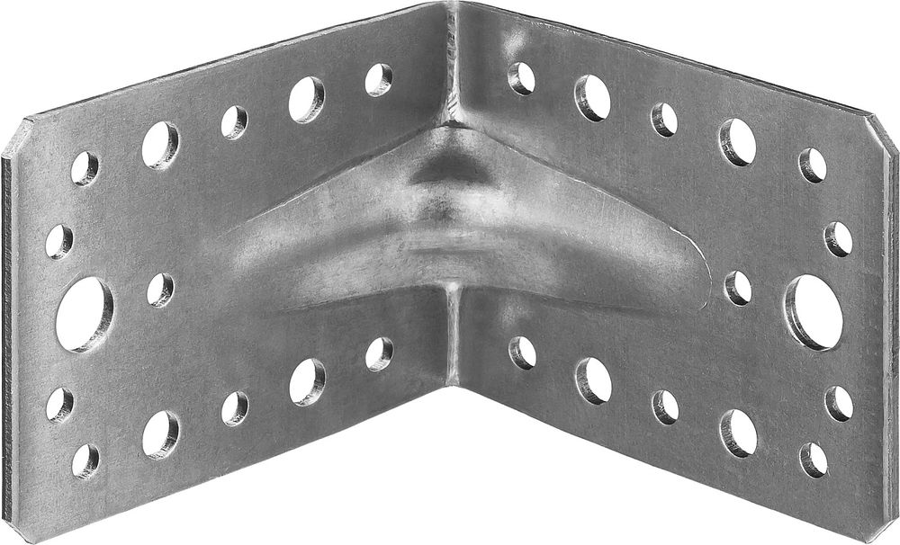 Усиленный крепежный уголок 65 x 90 x 90 x 2.5 мм цинк ЗУБР УКУ-2.5 31011-90