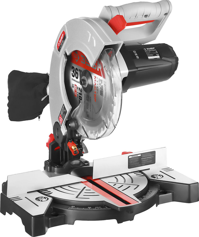 Пила торцовочная d 210 х 30 мм 1300 Вт ЗУБР ЗПТ-210-1400 Л ЗПТ-210-1400 Л