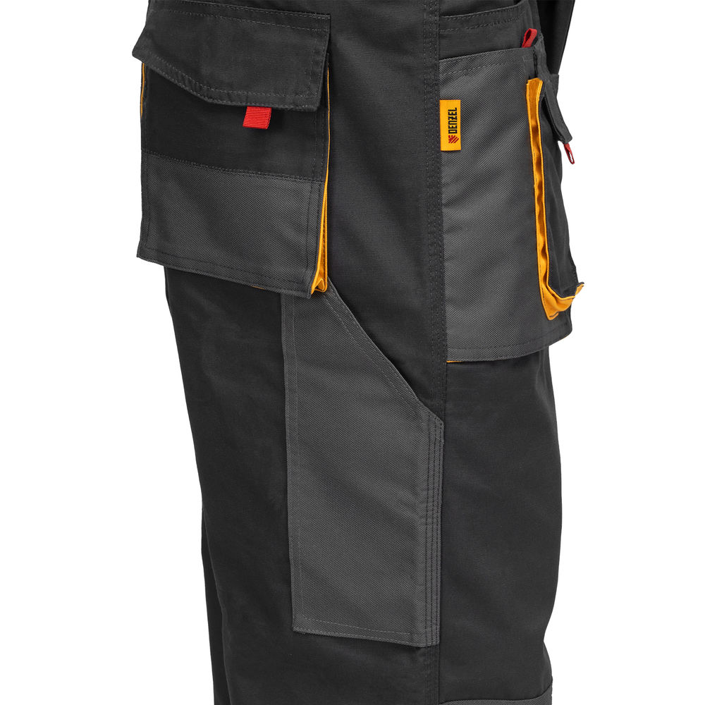 Брюки профессиональные рабочие, 65% полиэстер 35% хлопок, XL Denzel (90384)