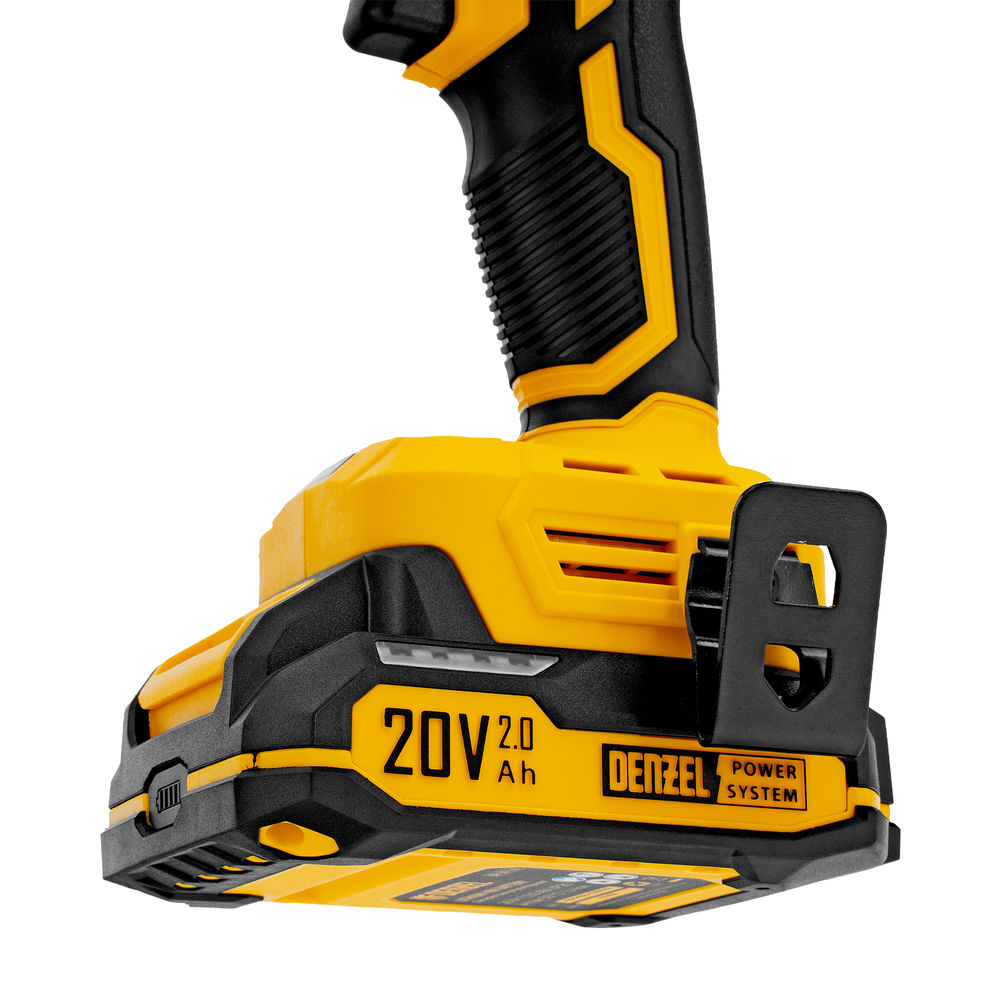 Дрель-шуруповерт аккумуляторная ударная бесщет. CIDH-BL-20, Li-Ion, 20 В// Denzel (26137)