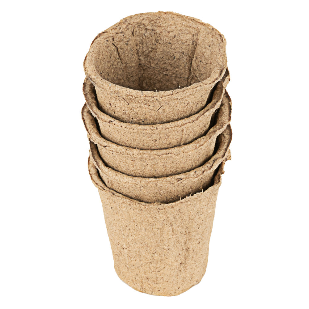 Горшочек для рассады, 60 х 60 мм, торфяной, 5 шт, (64366)