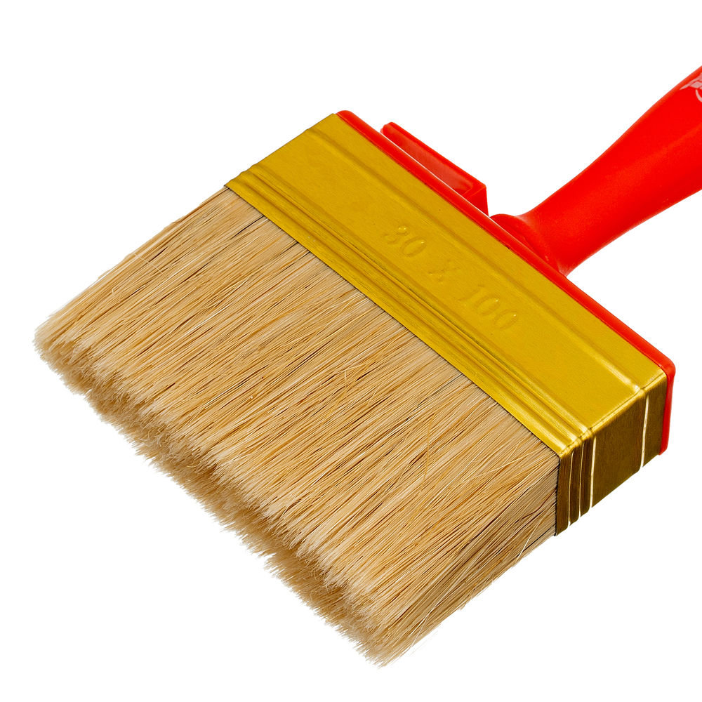 Кисть-ракля, 30 х 100 мм, натуральная щетина, пластмассовый корпус, пластмассовая ручка MTX (84121)