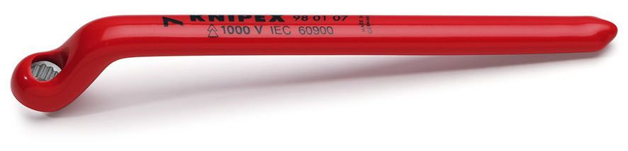Ключ гаечный накидной VDE, 7 мм, длина 150 мм, диэлектрический (KN-980107)