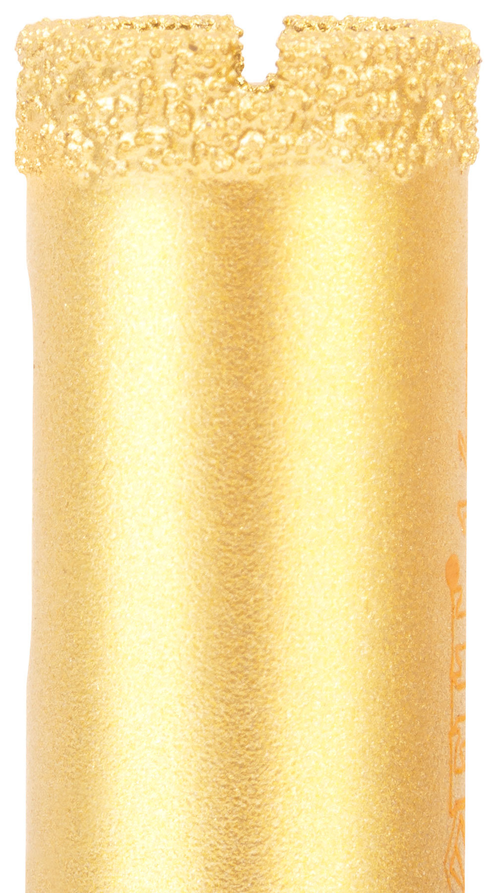 Коронка кольцевая по керамограниту, камню, кафелю и стеклу алмазная, вакуумное спекание 16х65 мм (16306)