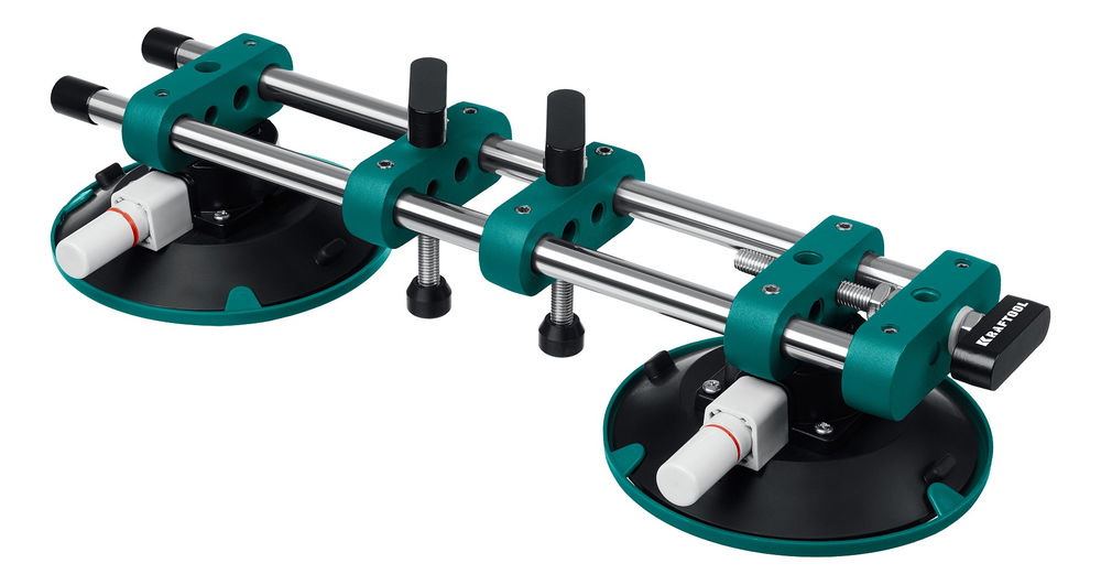 Вакуумная присоска для стягивания плит и регулировки шва TLS-150, 45 мм регулировка KRAFTOOL 33259