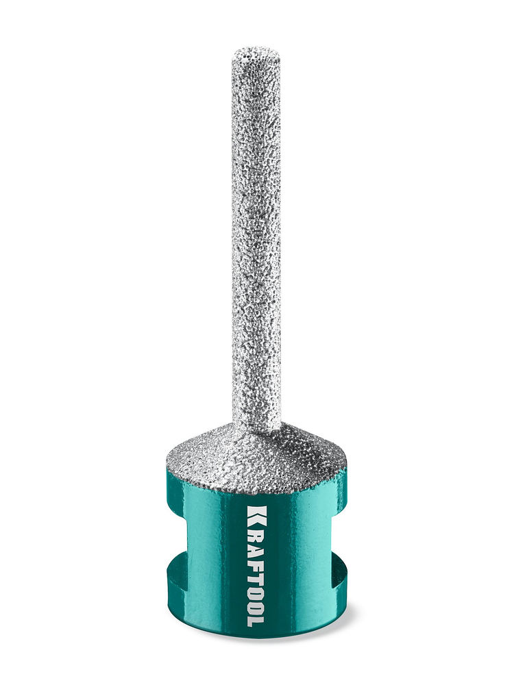 Вакуумная алмазная фреза пальчиковая с конусом VS DIAMOND, d 6 мм (М14, 50 мм) KRAFTOOL 29811-06