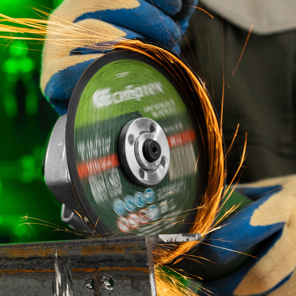 Круг отрезной по металлу, 125 х 1.0 х 22.2 мм, 84%A+16%B Сибртех (743137)