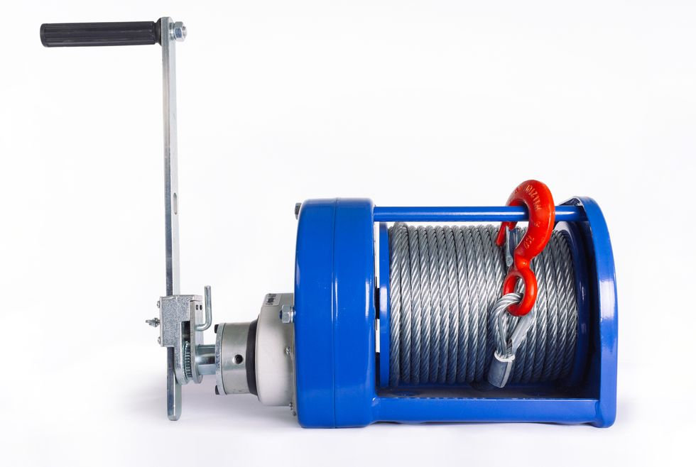 Лебедка ручная TOR ЛТ-2 (JHW) г/п 2,0 т длина троса 40 м (11321)
