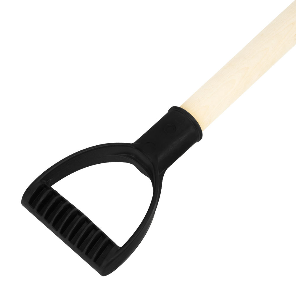 Лопата для уборки снега полипропиленовая, 275х365х870 мм, деревянный черенок, Sparta (61653)