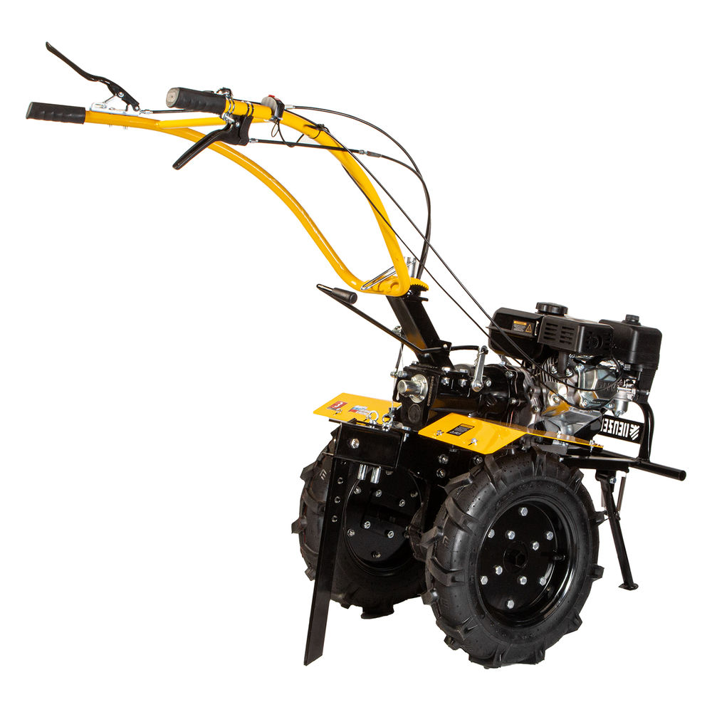 Мотоблок DPT-270X, 7 л.с, дисковое сцепление, ширина 90 см, глубина 35 см, фрез 3 х 4, ВОМ, передачи 2В/1Н Denzel (56403)