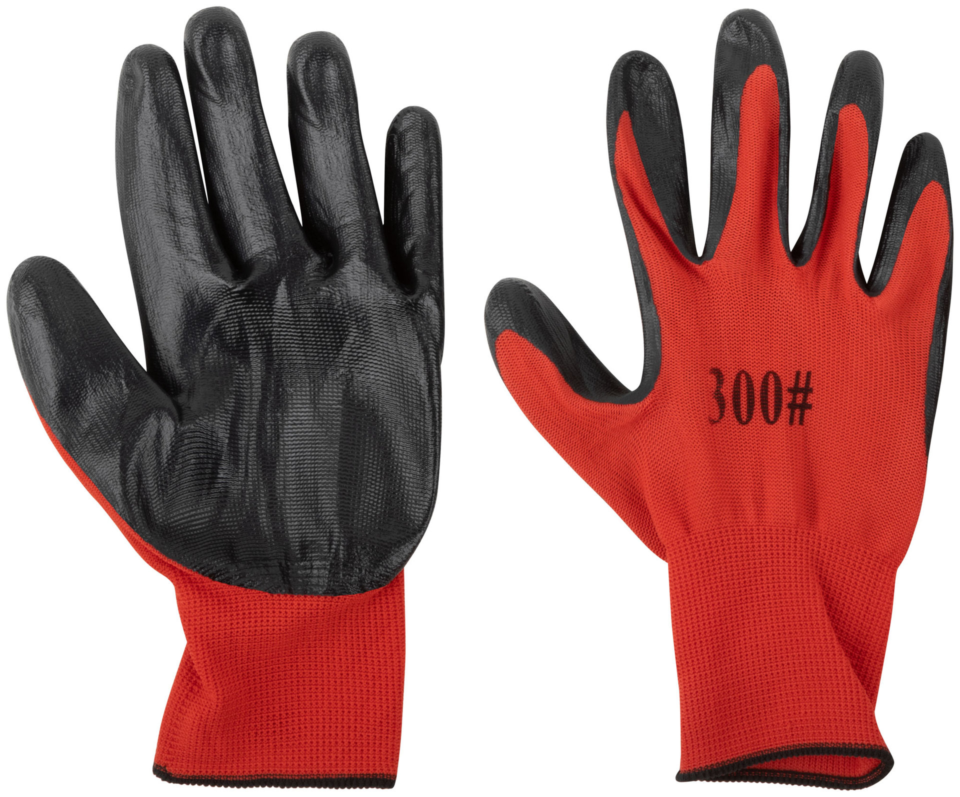 Перчатки трикотажные маслобензостойкие с нитриловым покрытием для точных работ (12478)