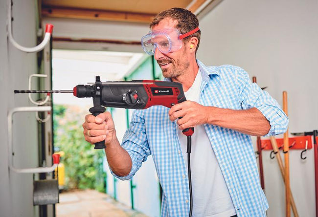 Перфоратор Einhell TE-RH 950 5F,SDS-plus,950Вт,2ск,0-1200/2600об/мин,28мм,3Дж,2 патрона,кейс E-Box (4257978)