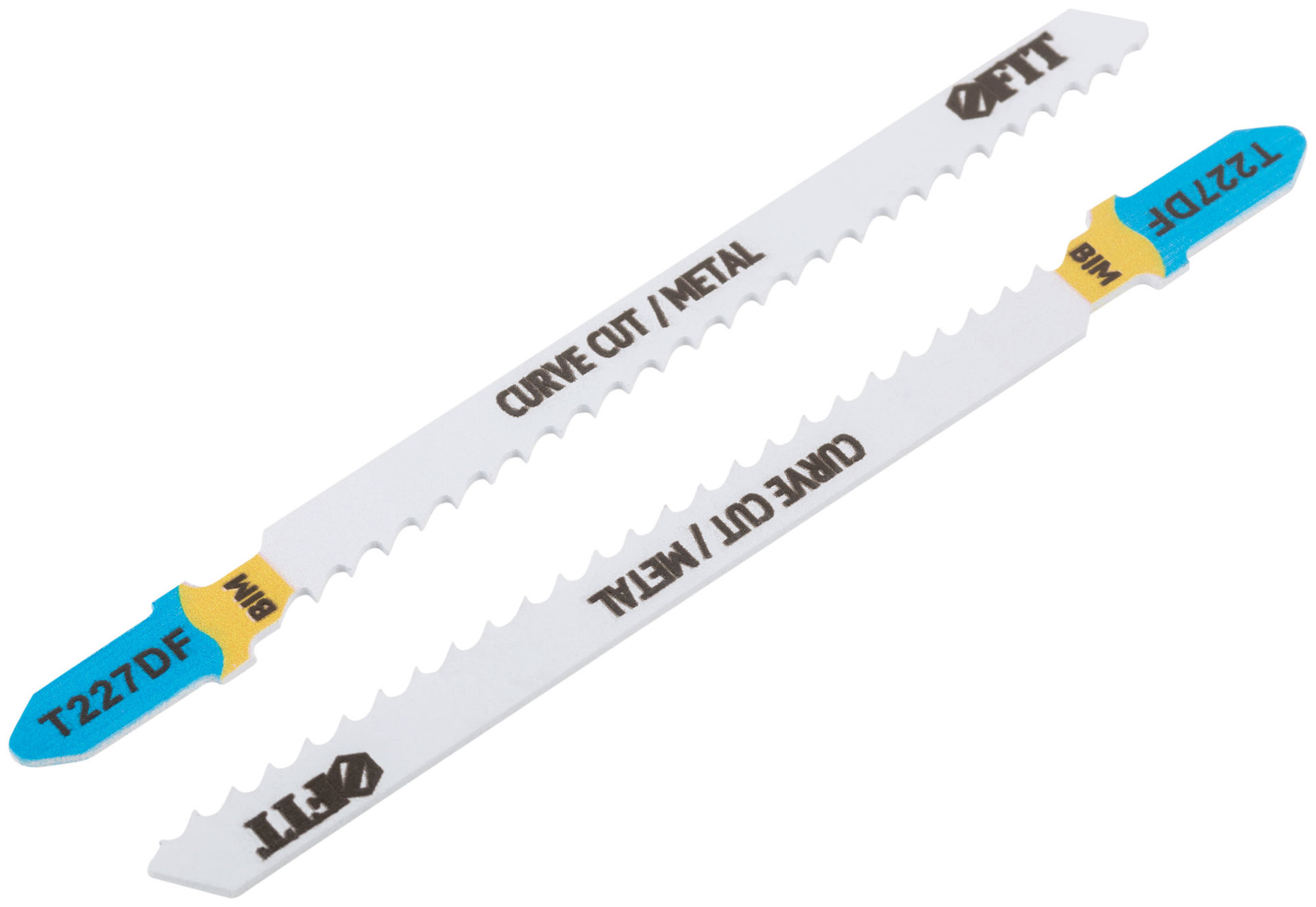 Полотна по металлу, полимерным и эпоксидным материалам, HSS, фрезеров. зубья, 100/74/3 мм (T227DF), 2 шт. (40928)