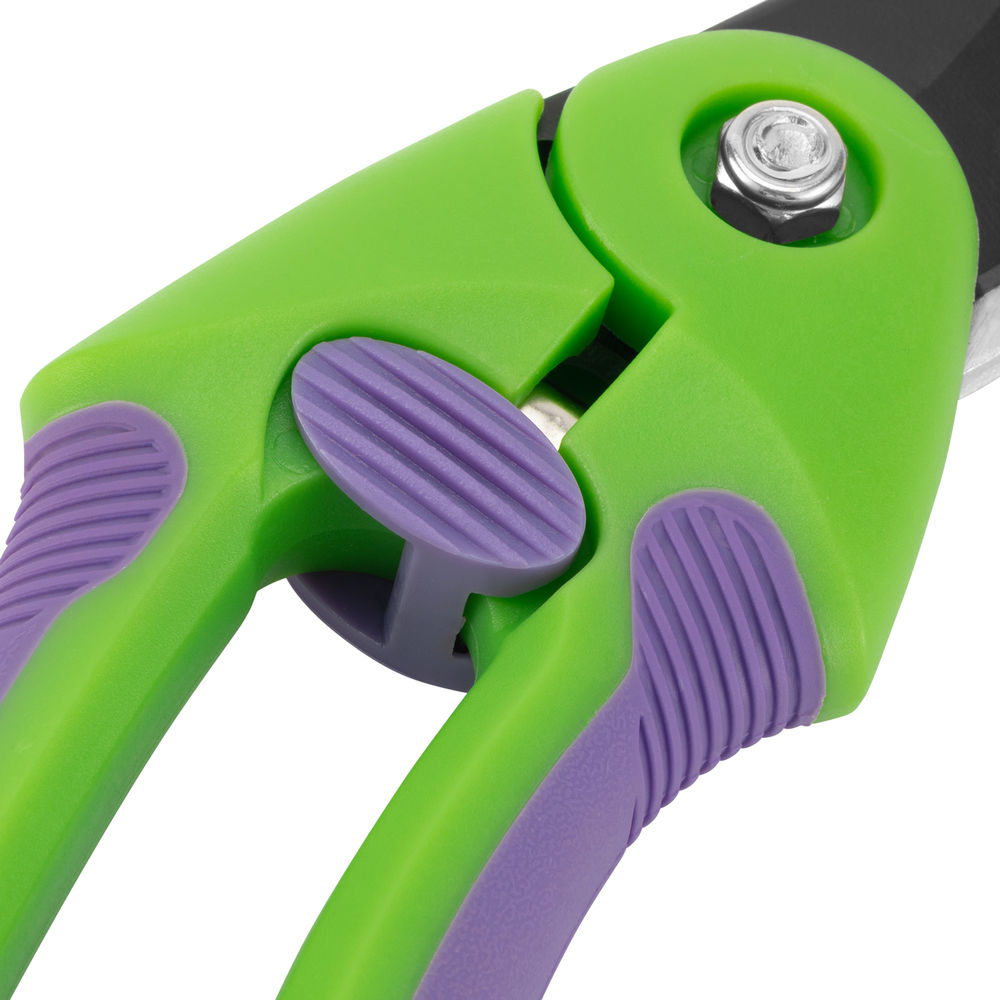 Секатор прямого реза, 215 мм, регулировка захвата, двухкомпонентные рукоятки, Palisad (60485)