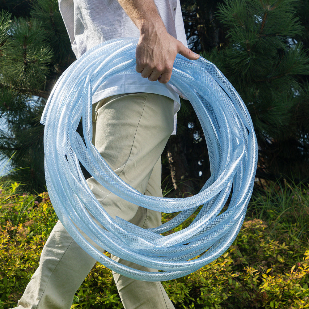 Шланг поливочный прозрачный армированный 3-х слойный, 3/4, 25 м Palisad (67364)