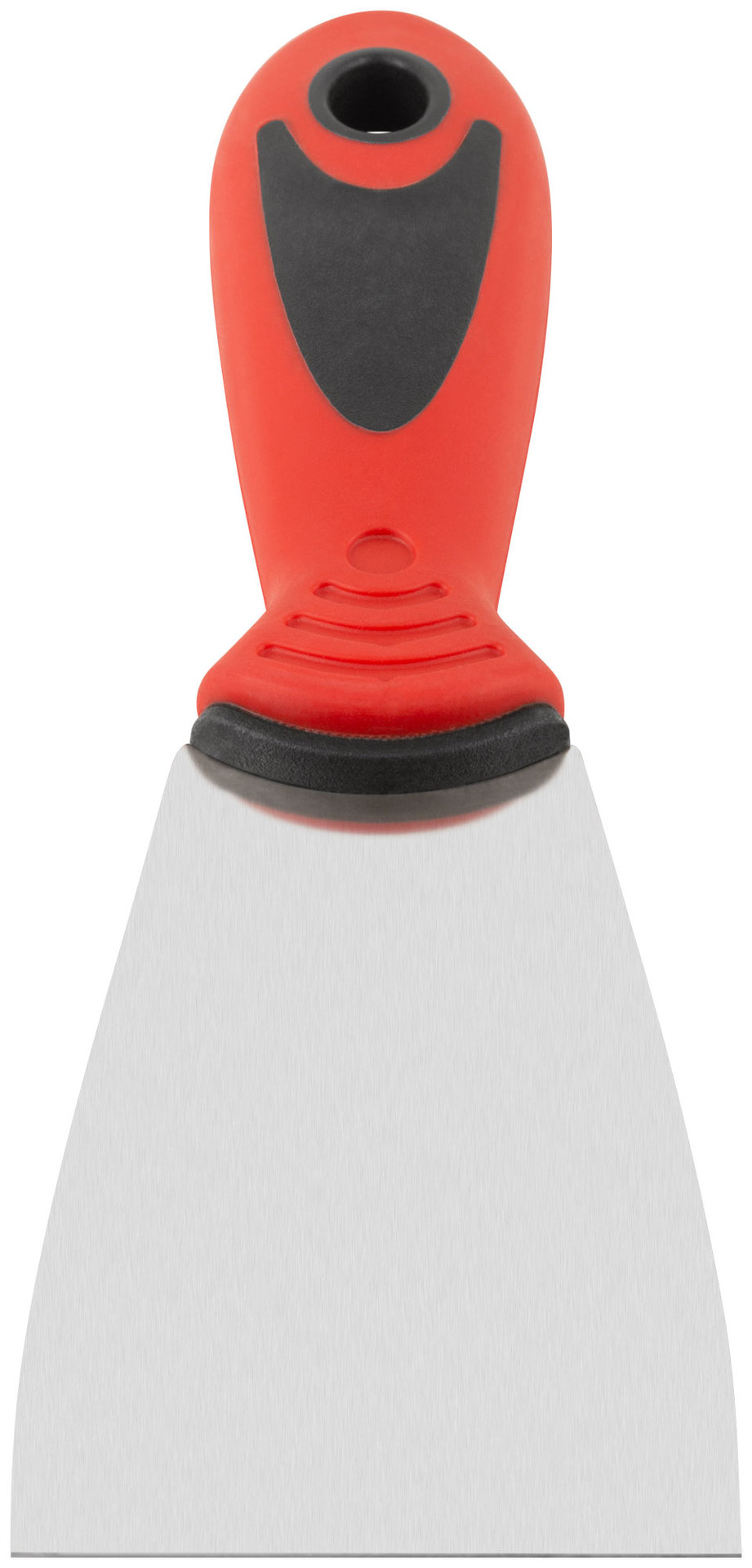 Шпатель, нерж.сталь, прорезиненная ручка 60 мм (06712)