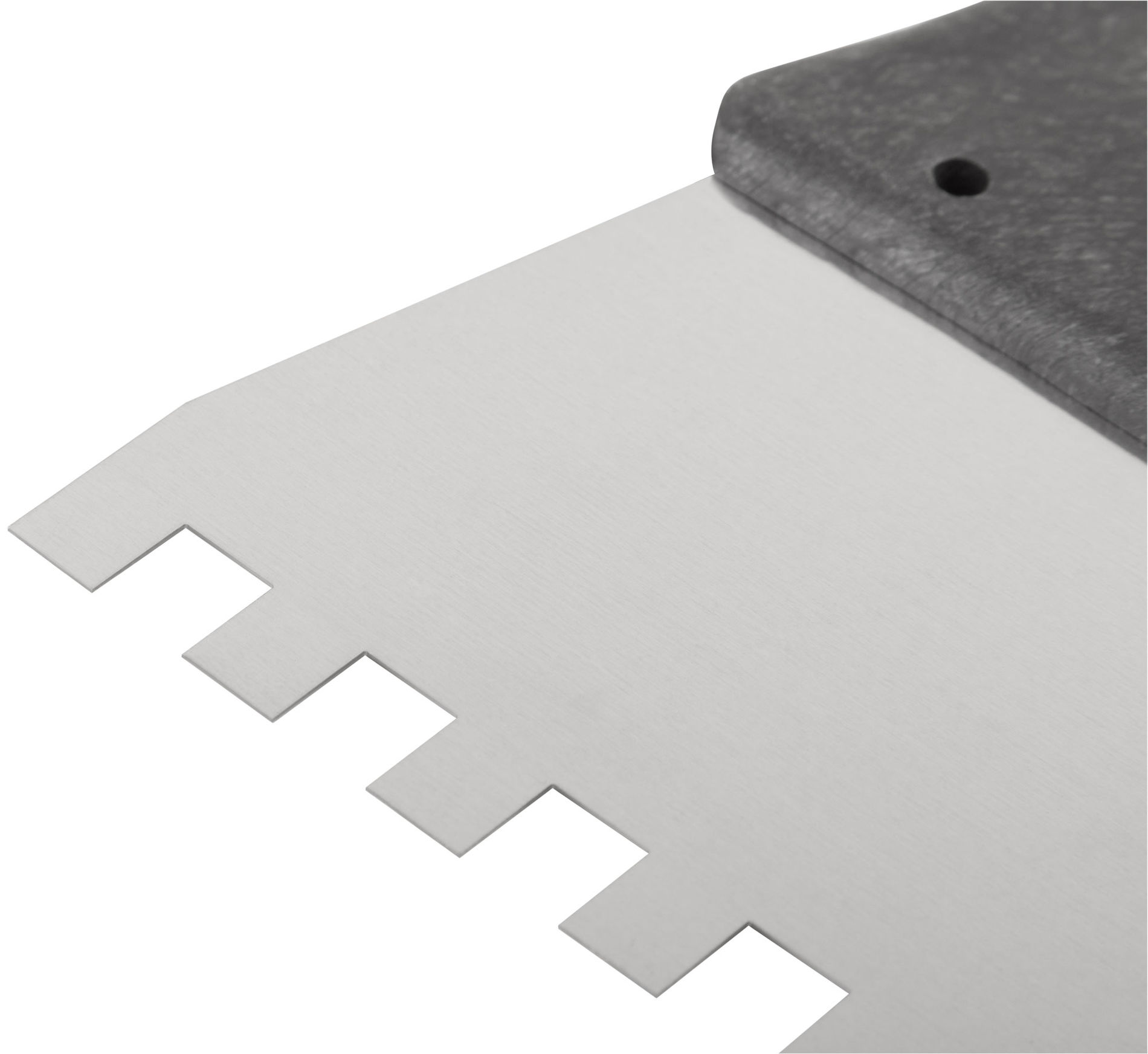 Шпатель фасадный нержавеющий зубчатый 150 мм / зуб 8 мм (06602)