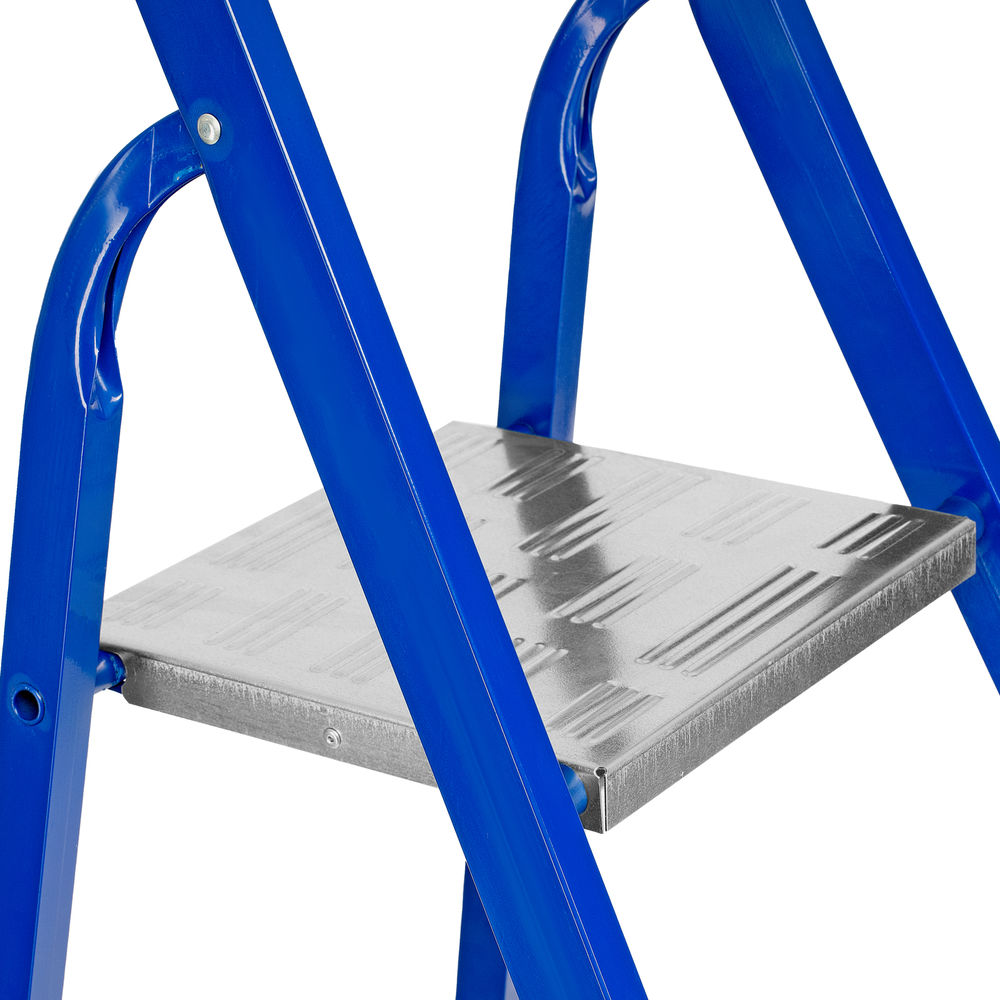 Стремянка, 9 ступеней, стальной профиль, алюминиевые ступени Сибртех (97959)