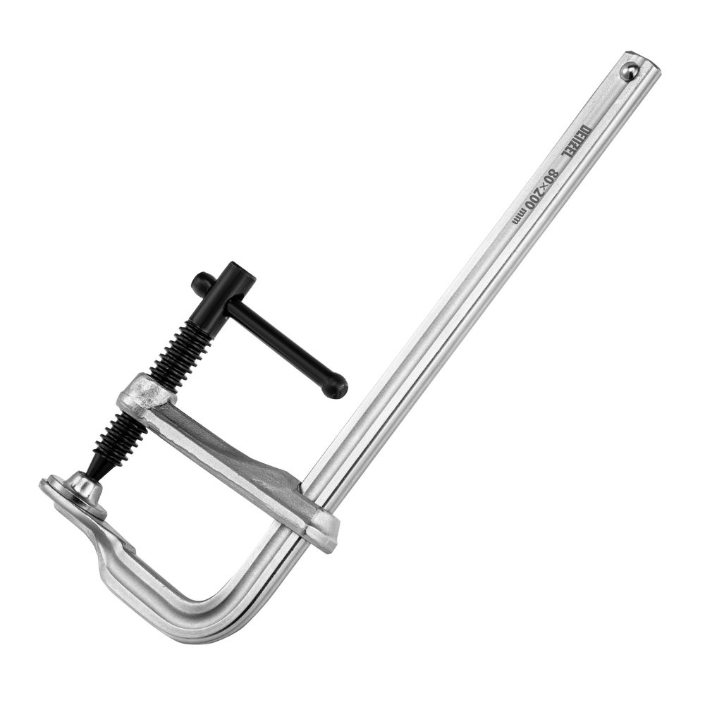 Струбцина F-образная, 80x200мм, кованая Denzel (20465)