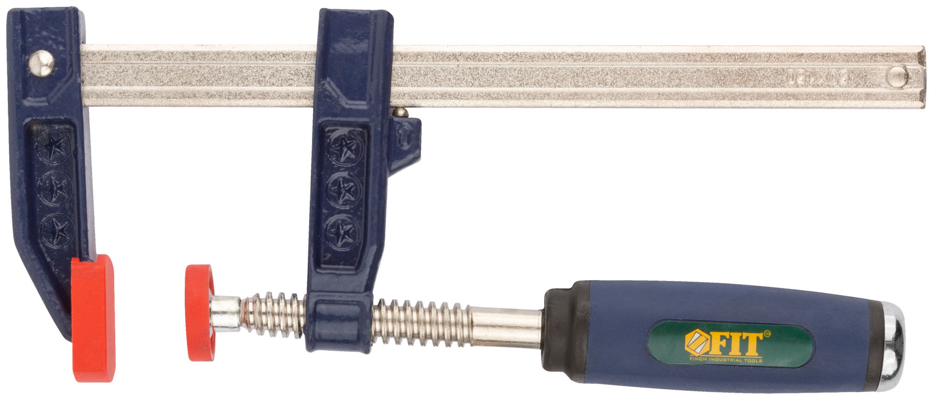 Струбцина тип F усиленная, мягкая ручка 50х150 мм (59151)