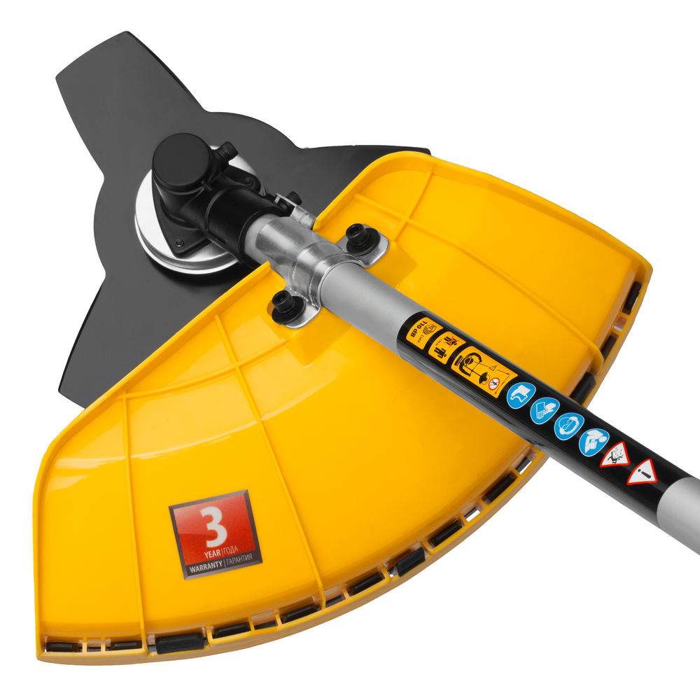 Триммер бензиновый DTL-37-4T, 4-тактный, 37 см3, неразъемная штанга, состоит из 2 частей Denzel (96267)