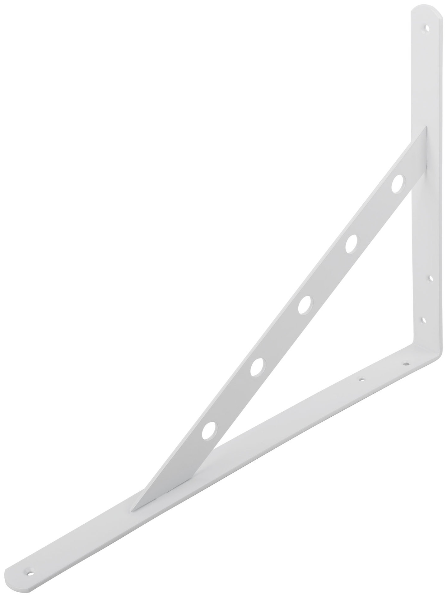 Уголок-кронштейн усиленный белый 350х250 мм (66109)