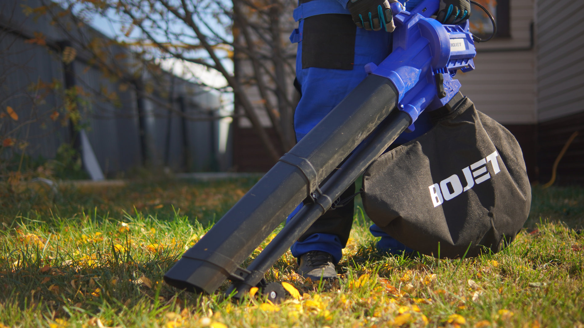 Воздуходувка - пылесос садовый, 2800Вт, 75 м/с