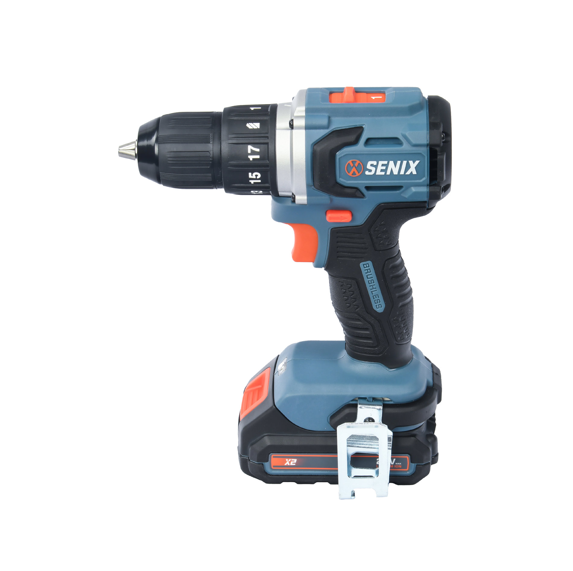 Дрель-шуруповерт, 60 Нм, 1х4Ач, ЗУ, кейс X2 20В