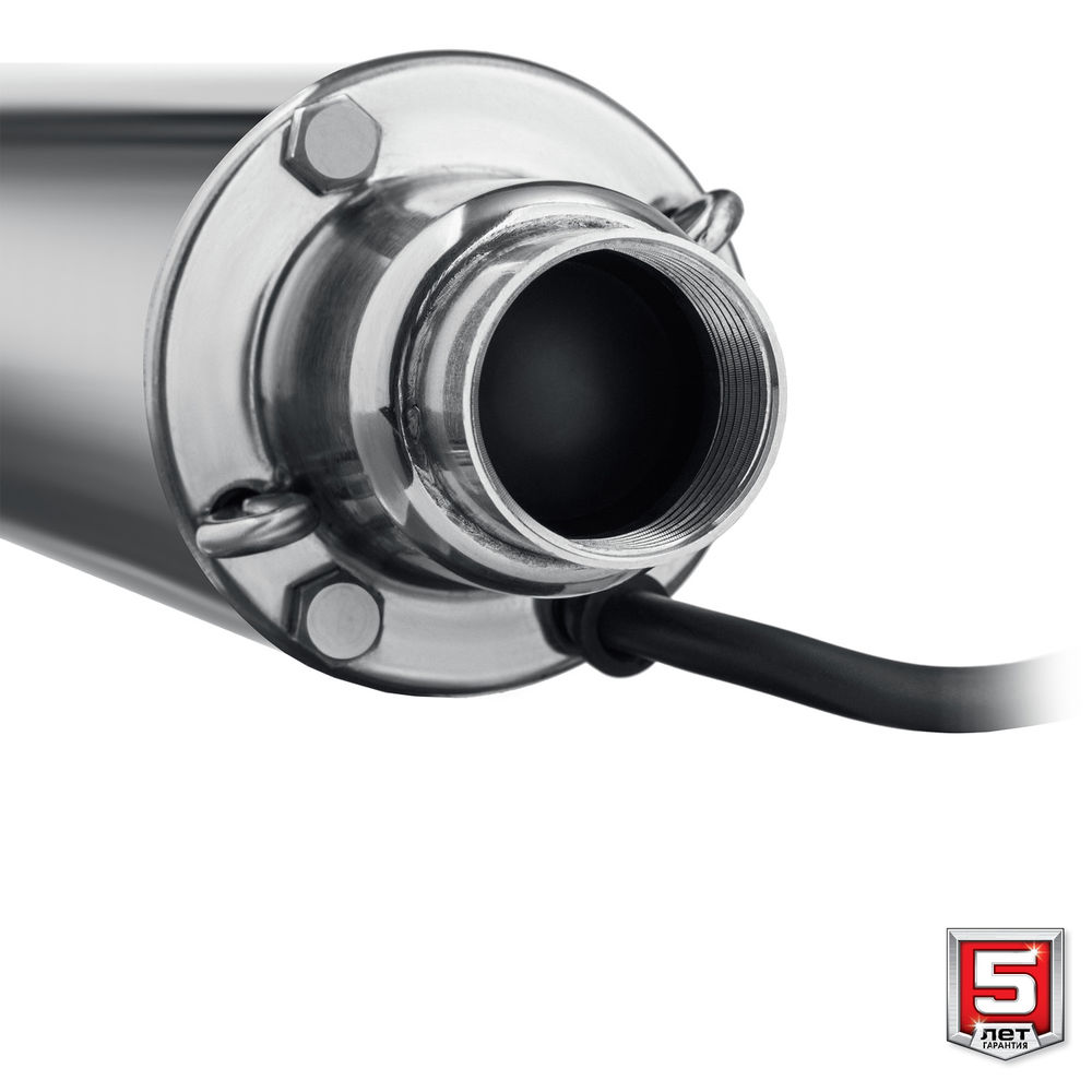 Насос скважинный винтовой 1300 Вт, 155 м напор, корпус из нержавеющей стали ЗУБР НСВ-100-155