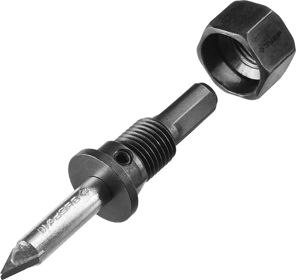 Коронка-чашка с державкой и сверлом 38 мм, L 25 мм, карбид вольфрама ЗУБР Профессионал 33360-038_z01  