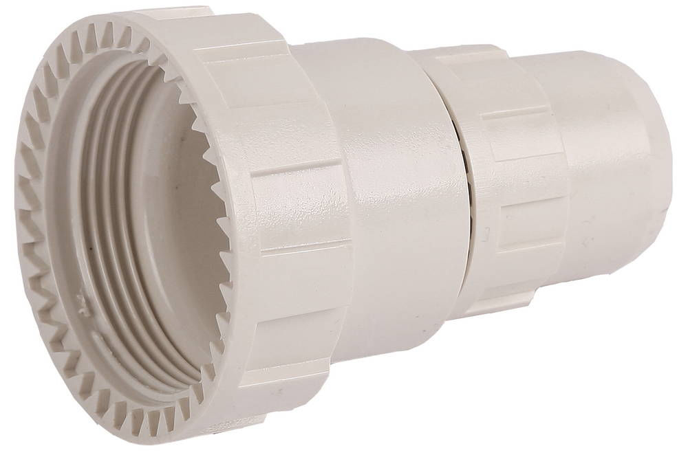 Переходник редукционный ШиреФит накидная гайка - штуцер с гайкой 32 мм - 26 мм ЗУБР 51476-32-26