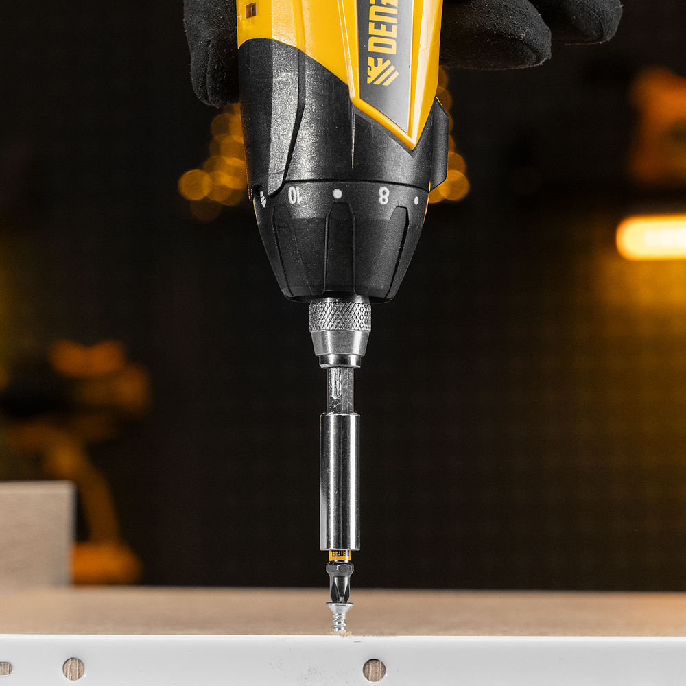 Бита PH1х25, сталь S2, шестигранный профиль, 10 шт. Е 6,3 Denzel (11651)