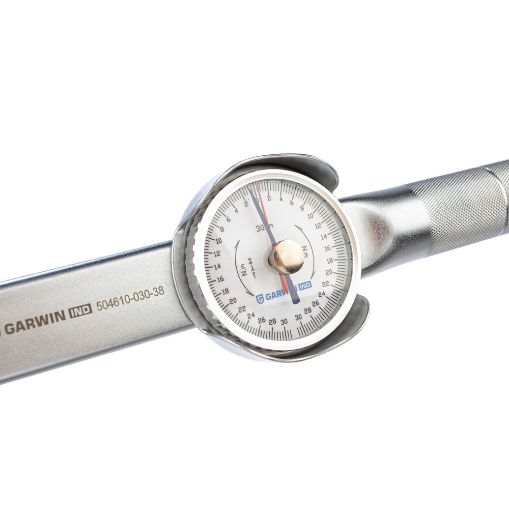 Динамометрический ключ 0-30 Нм, стрелочного типа, двусторонний, с приводным квадратом 3/8, GARWIN INDUSTRIAL, 504610-030-38