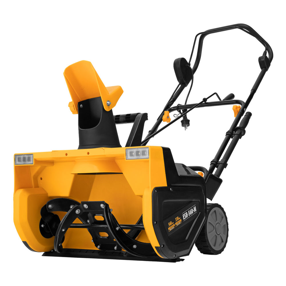 Электрическая снегоуборочная машина ESB-560-M, 2,5 кВт, металлический шнек, LED фара Denzel (97629)