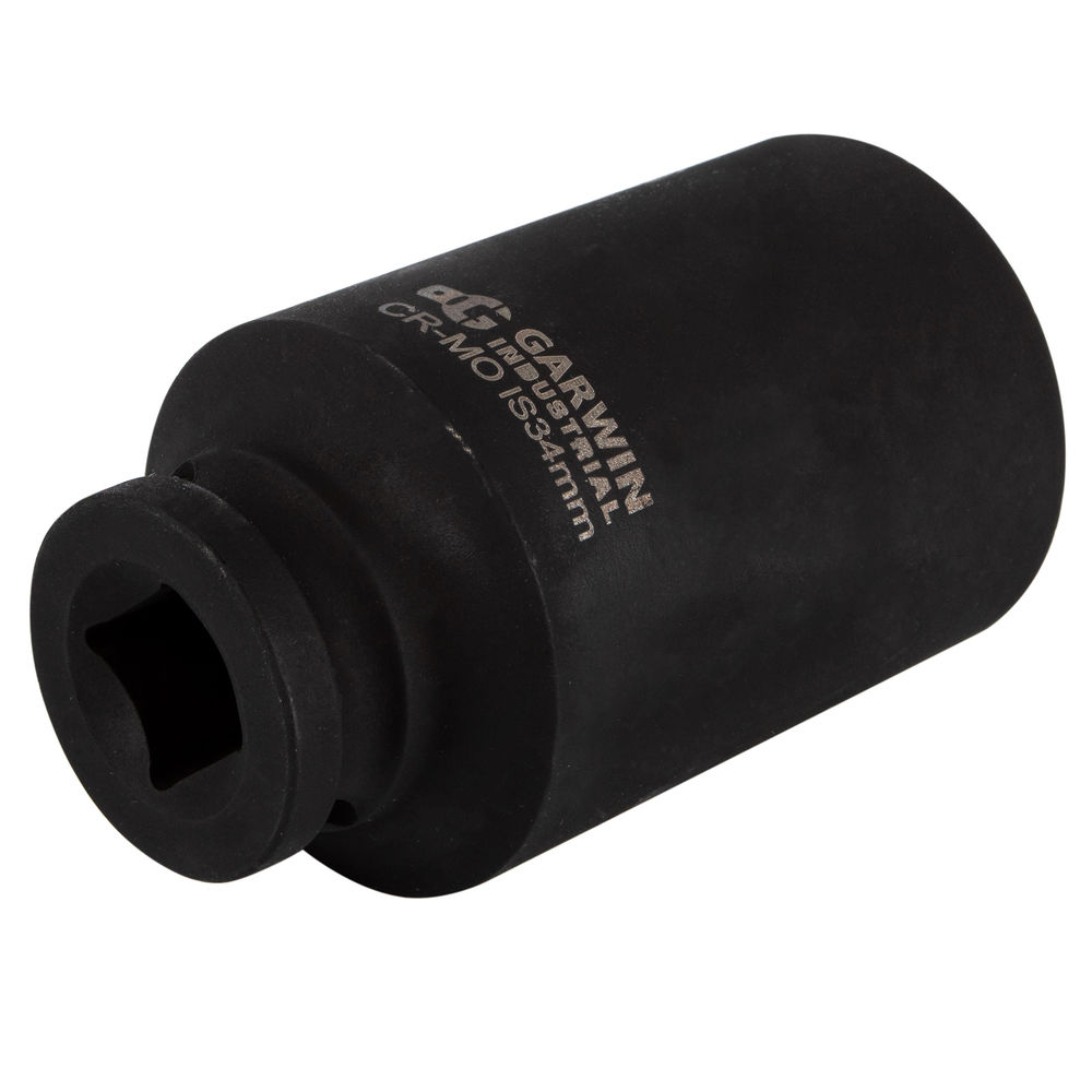 GARWIN PRO 620272-34 Головка, 1/2, 34 мм, торцевая, 6-гранная, ударная, глубокая (620272-34)