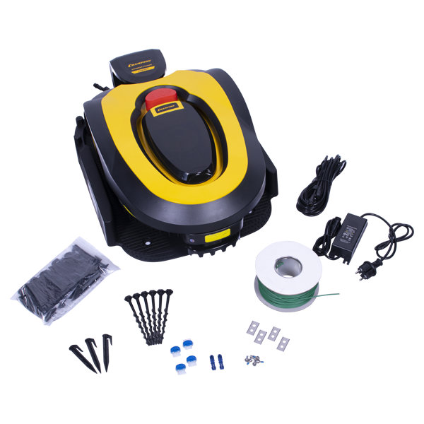 Газонокосилка-робот CHAMPION RMB1828 (28В 2,0Ач Li-ion8,4кг45мин180мм20-60мм) (RMB1828)