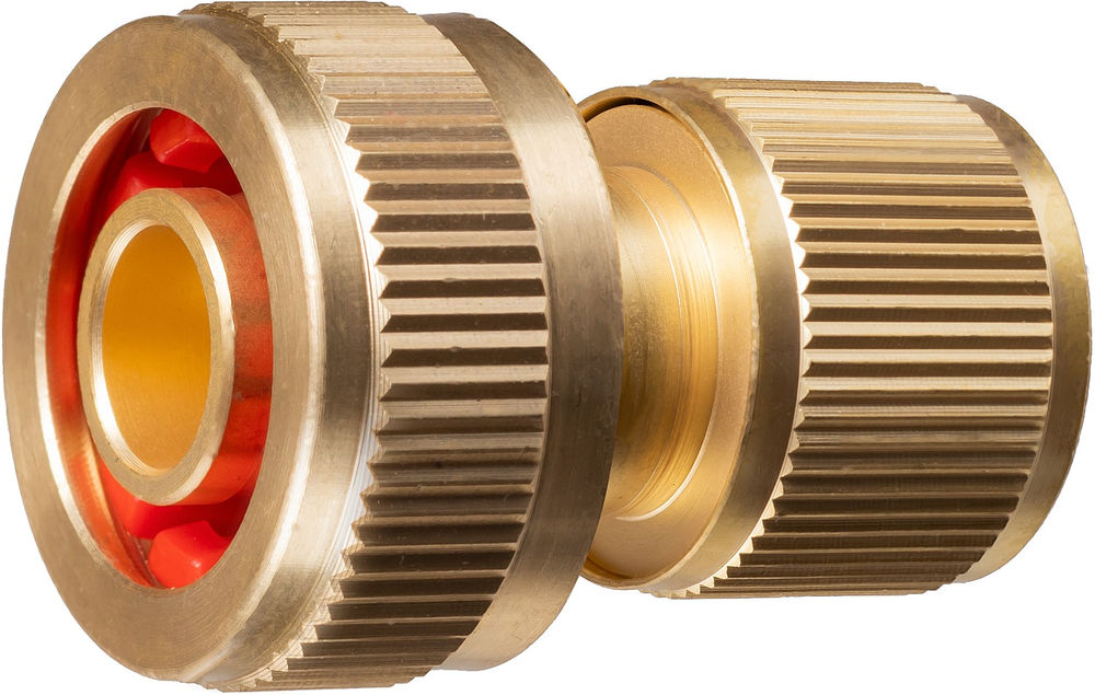 Быстросъёмный соединитель BC-34A, 3/4, для шланга, с автостопом, из латуни, PROLine GRINDA 8-426130_z02