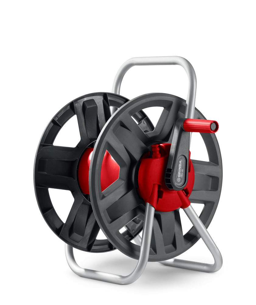 Катушка для шлангов HRM-60, для шлангов 60м x 1/2 и 30м х 3/4, стальные опоры, пластиковый барабан GRINDA 8-428410_z02