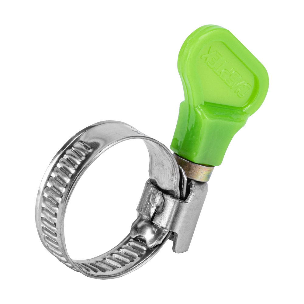 Хомуты металлические элемент крепления с формой ключа 16-25 мм, 100 штук в упаковке Сибртех (47548)