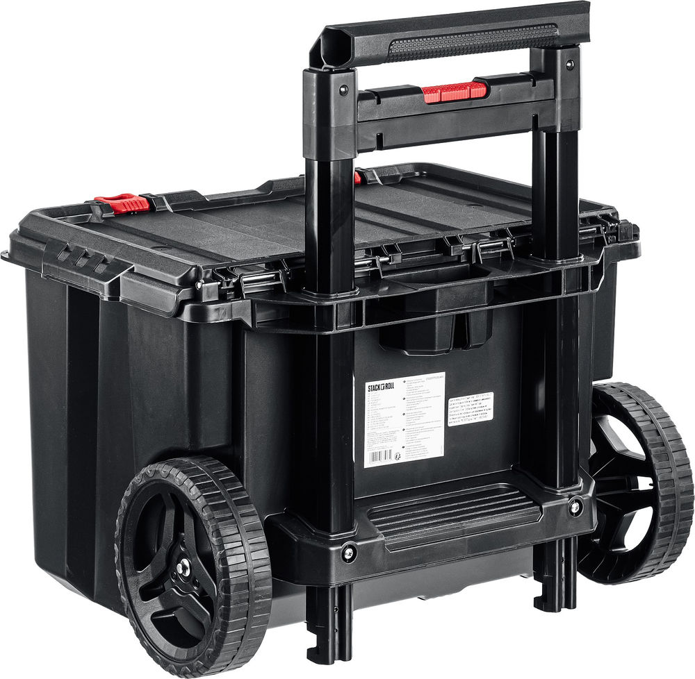 Ящик-тележка пластиковый 525 х 411 х 560 мм (21) на колесах STACKNROLL KETER 38397