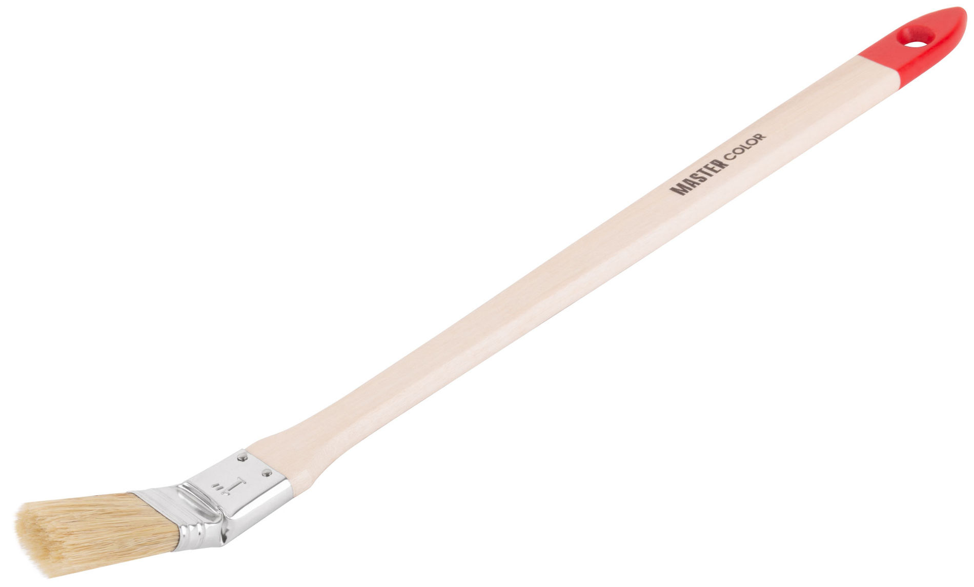 Кисть радиаторная, толщ. 11 мм, натур. щетина, нерж. обжим, дерев. ручка, ширина 25 мм (30-0301)