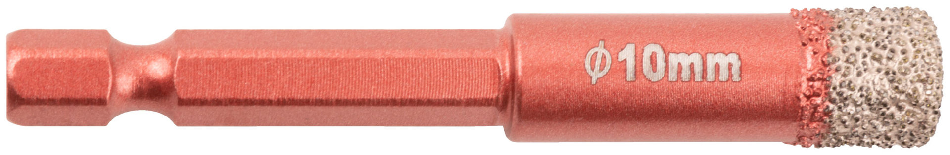 Коронка алмазная универсальная CUTOP Special, шестигранный хвостовик 1/4, 10 x 10 х 67 мм (70-851)