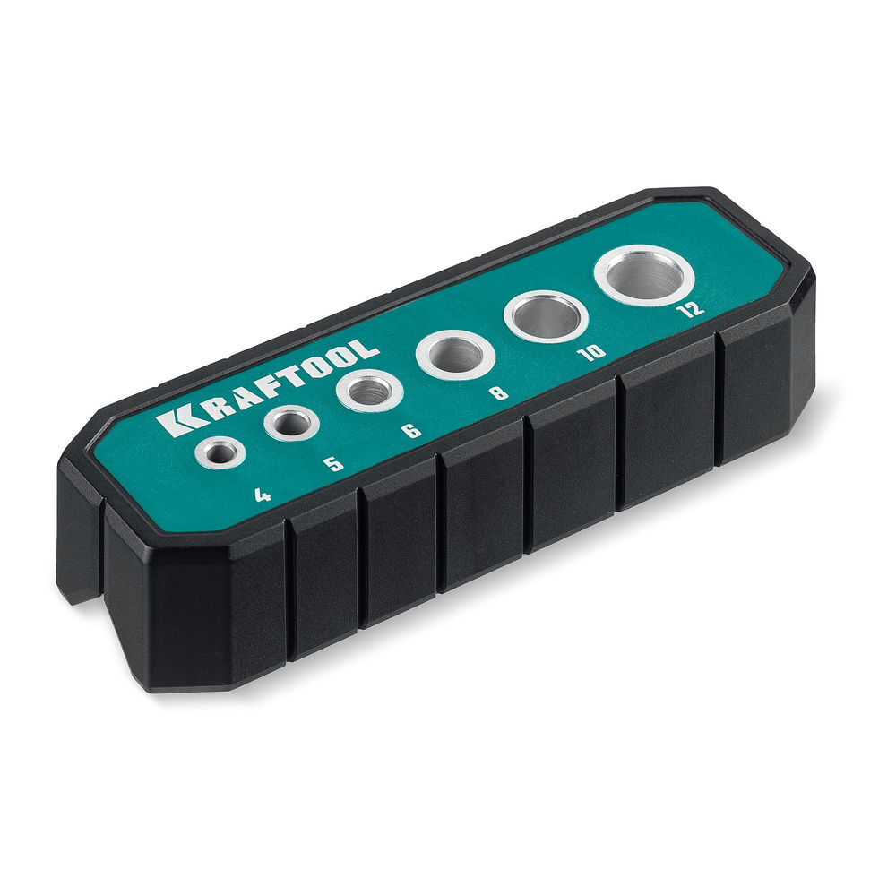 Кондуктор для сверления под углом 45° и 90° Woodsniper 121, 6 отверстий 4–12 мм KRAFTOOL 30073