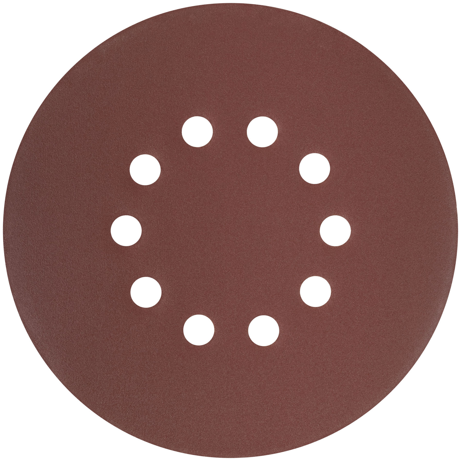 Круги шлифовальные с отверстиями (липучка), алюминий-оксидные, 225 мм, 5 шт. Р 180 (39898)