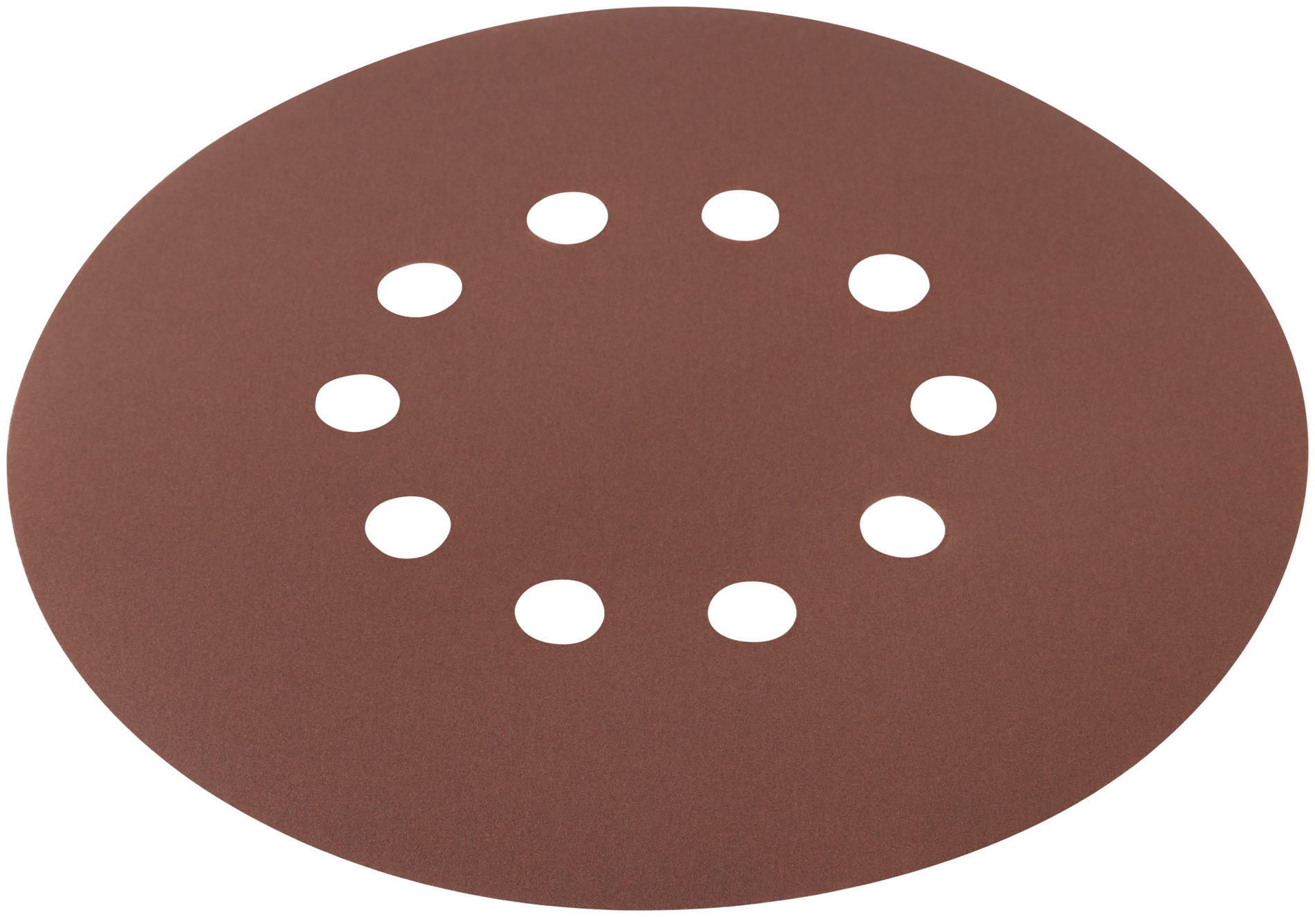 Круги шлифовальные с отверстиями (липучка), алюминий-оксидные, 225 мм, 5 шт. Р 240 (39899)