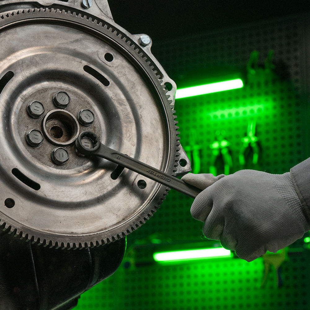 Набор ключей комбинированных, 5,5 - 32 мм, 27 шт., CrV, фосфатированные Сибртех (15481)