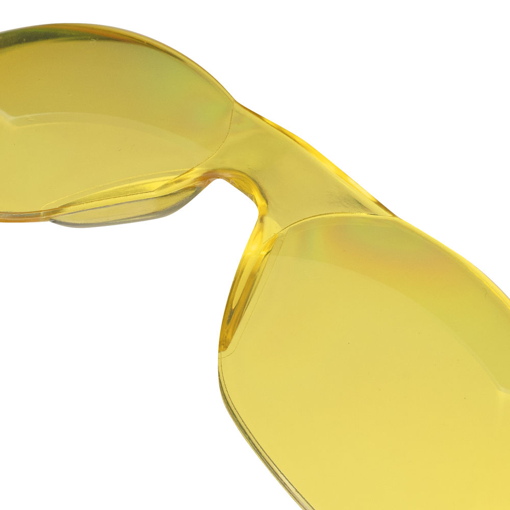 Очки защитные открытые, поликарбонатные, желтые ОЧК202 (0-13022) (89172)