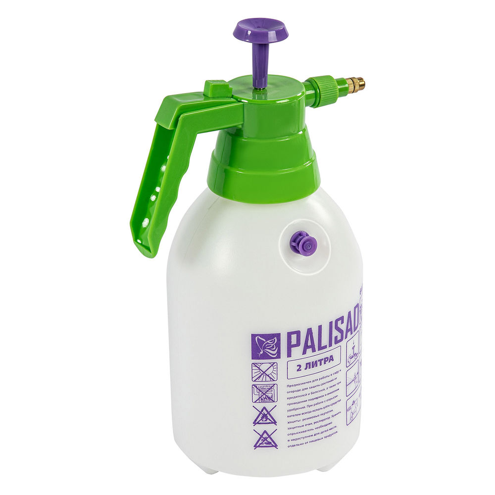 Опрыскиватель ручной, 2 л, с насосом и клапаном сброса давления Palisad (64738)