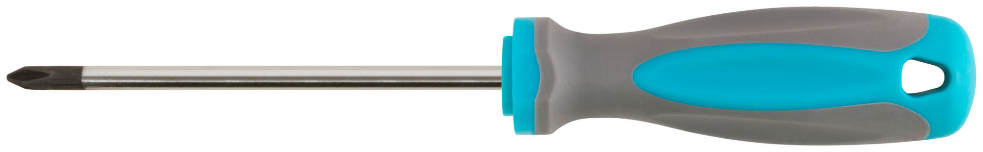 Отвертка, CrV сталь, прорезиненная ручка PH1 x 100 мм (53703М)