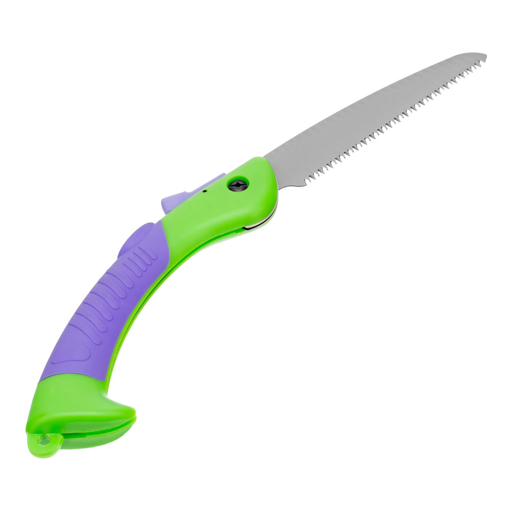 Пила садовая складная, 150 мм рабочая часть, пластиковая обрезиненная рукоятка, Palisad (604145)